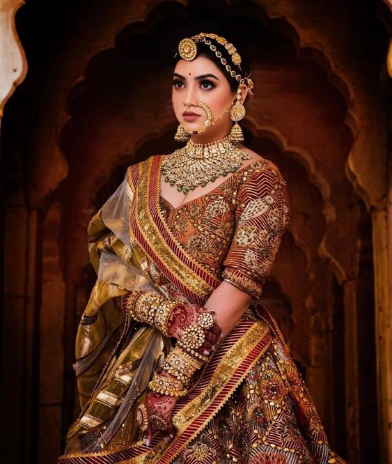 Home rajasthani bridal look royal wedding look